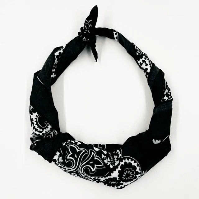 Mexican Design Black Bandanna