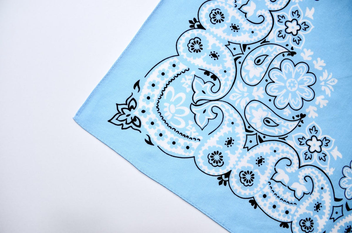 Mexican Design Bandanna – Sky Blue