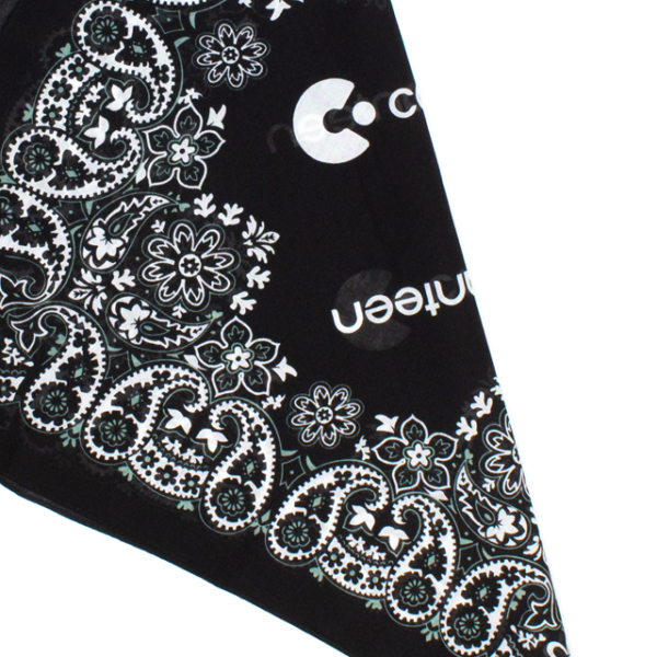 A close up photo of the Mexican Black bandanna