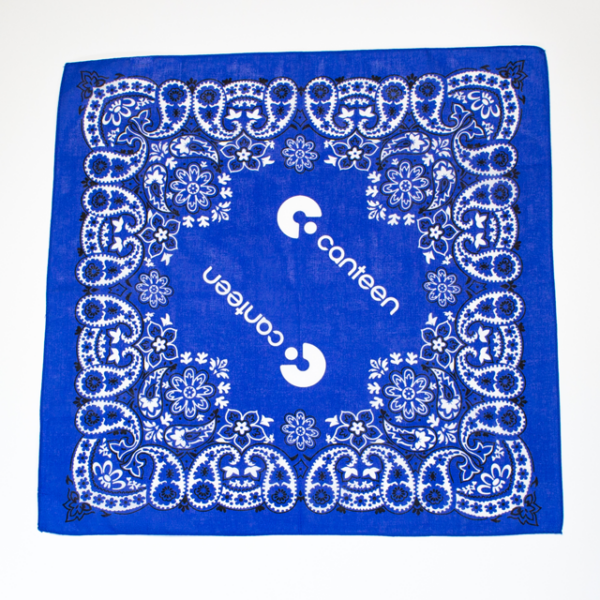 Mexican design bandanna - Blue