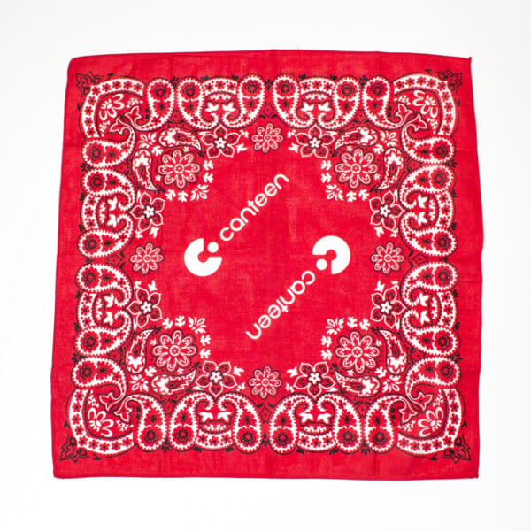 Mexican design bandanna - Red