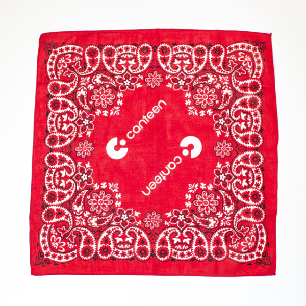 A wide shot photo of the Red Mexican bandana