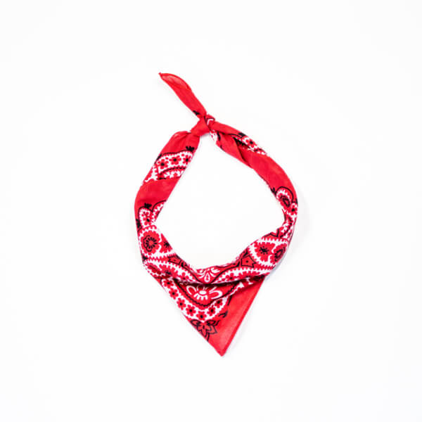 red bandanna