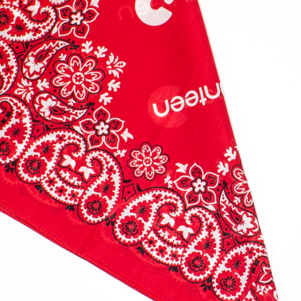 Close up photo of the Mexican Red bandanna