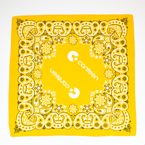 Mexican design bandanna - Yellow