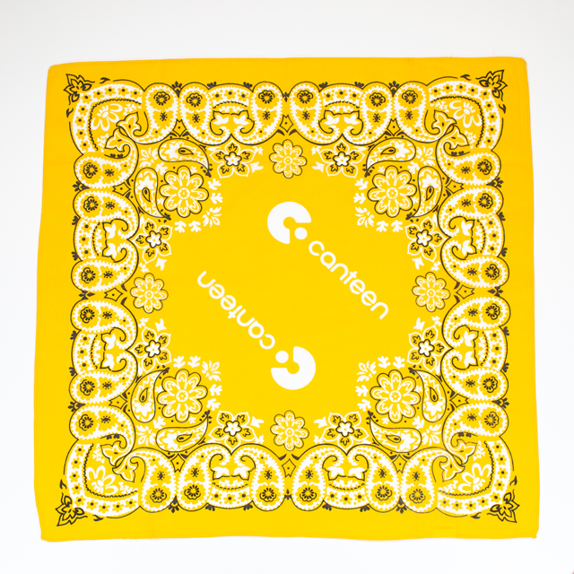 Mexican design bandanna - Yellow