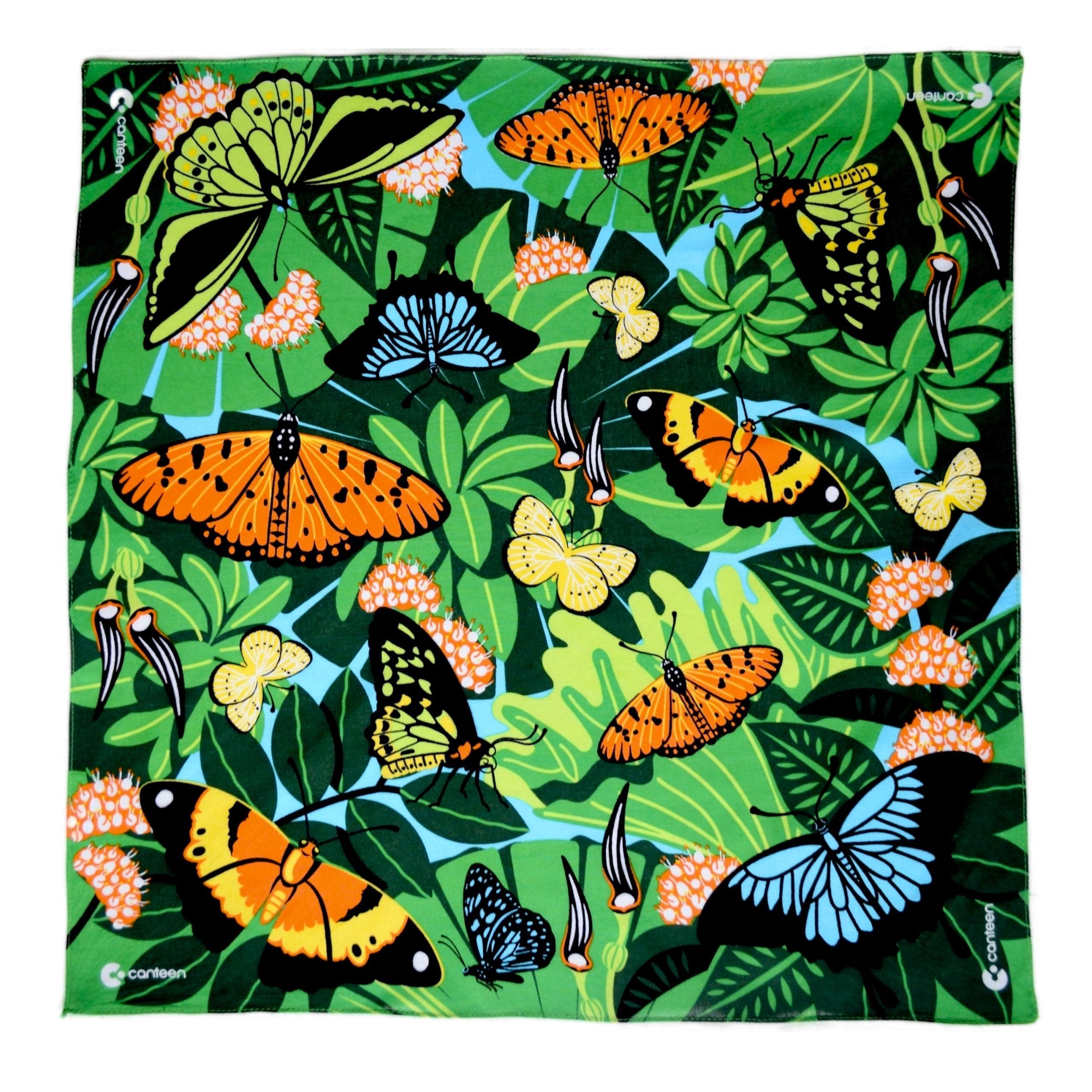 Tropical butterflies bandanna